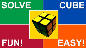 How To Solve A 2x2 Puzzle Cube Without Algorithms? Easiest Step By Step Tutorial.