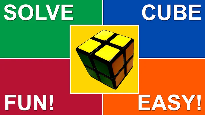 How To Solve A 2x2 Puzzle Cube Without Algorithms? Easiest Step By Step Tutorial.