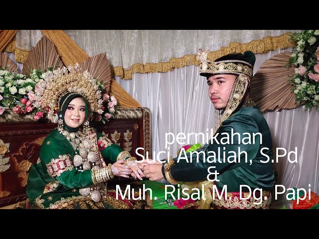 the marriage of Suci Amaliah, S.Pd & Muh. Risal M. Dg. Papi - Bugis traditional wedding class=