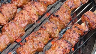 Lamb Skewers | Greek Style Lamb Souvlaki Kababs
