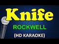 Knife  rockwell karaoke