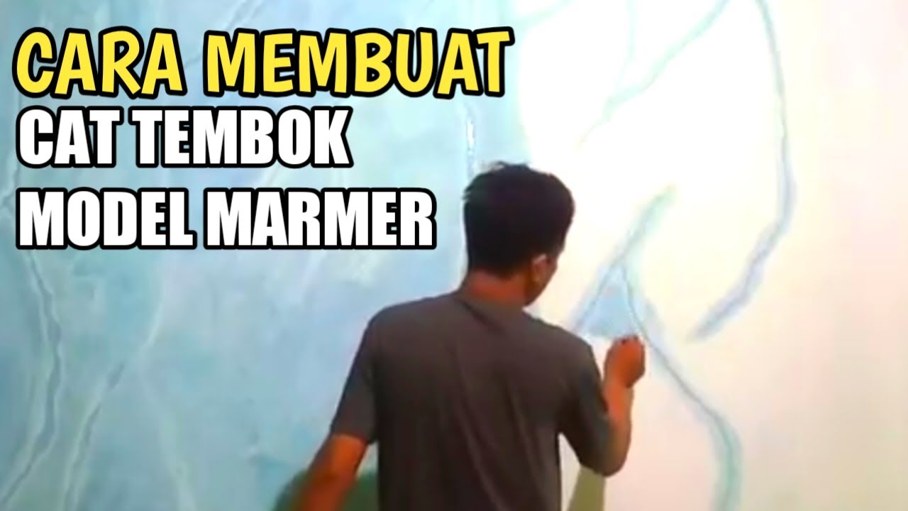  CAT  TEMBOK  MODEL  MARMER YouTube