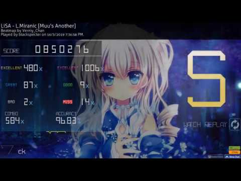 Osu manis_ L.Miranic by LiSA [4K]Muu's Another 96.83% 109pp