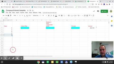 Compound interest spreadsheet demo