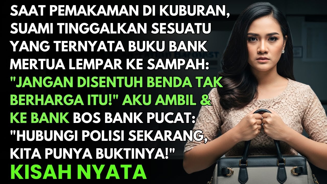 SUAMI TINGGALKAN BUKU TABUNGAN YANG KATANYA TAK BERHARGA - SAAT AKU KE BANK BOS BANK KAGET TERNYATA