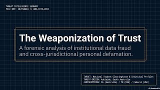 Data Fraud, Digital Exploitation, and the Case of Melissa Williams-Brown