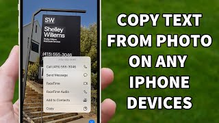 How to Convert Image to Text in any iPhone | Copy Text from Photos on any iPhone Or iPad !