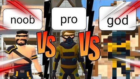 Rocket Royale noob vs pro vs God type of builders