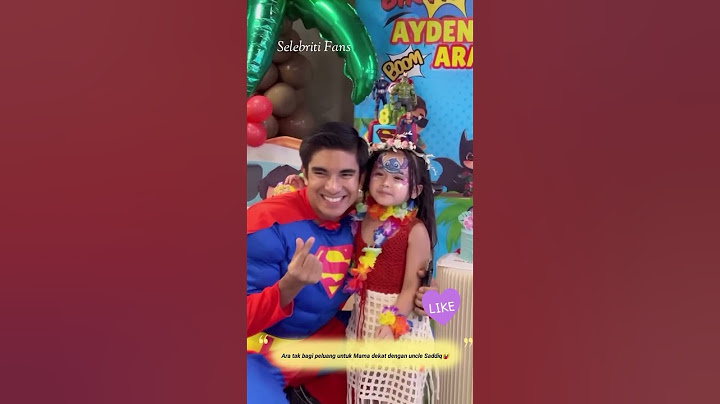 Sweet Moment Ara & YB Saddiq