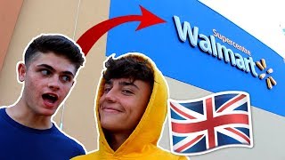 BRITISH went to WALMART for the FIRST TIME EVER! (Gone Wrong)