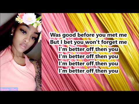 Ann Marie - Better Off (Lyrics)