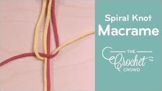 Famous Macrame Spiral Knot 4 Strands | BEGINNER Net Worth