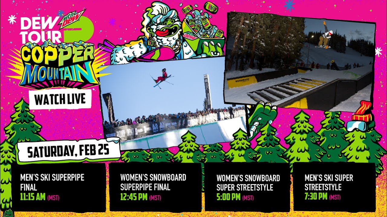 Snowboard Women and Ski Men Super Streetstyle Qualifier and Final | Dew Tour Copper 2023