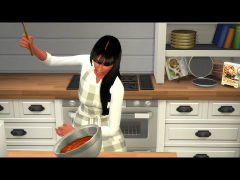 Cooking with Karla - A Sims 4 Cooking Vlog | Stuffed Peppers | Chicken Wings | Peach Cobbler