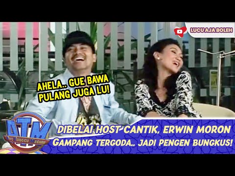 DIBELAI HOST CANTIK, ERWIN MORON GAMPANG TERGODA.. JADI PENGEN DIBUNGKUS! - AYO TUNGGU MAGHRIB