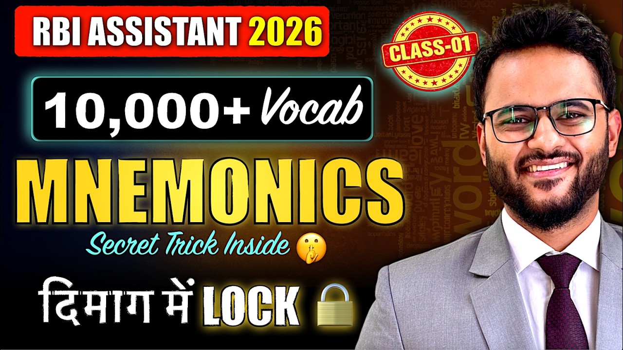 RBI Assistant 2026- 10000 Words for All Govt Exams | Root Words In ...