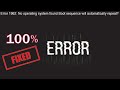 lenovo thinkcentre Error 1962: No operating system found fix?