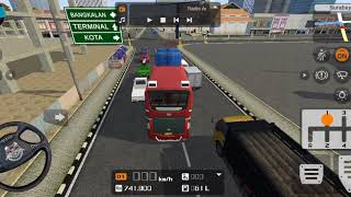 Bus simulator indonesia|manual driving|free mode|bus conductor games screenshot 5