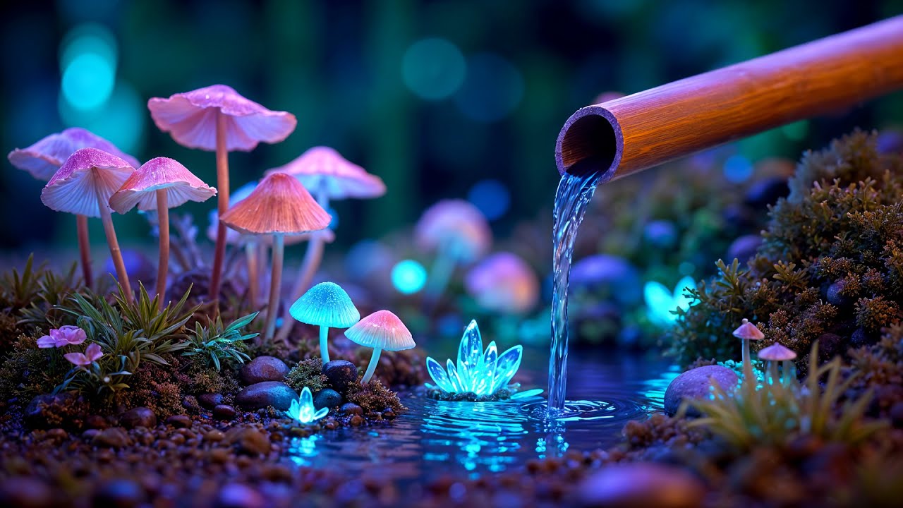 Relaxing Music + Soothing Water Sounds 🌿 Deep Sleep 😴, Relieve Stress & Anxiety