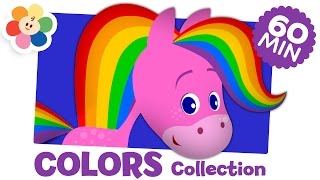 Learning Colors For Kids | Coloring and Music for Children | Rainbow Horse compilation | BabyFirst