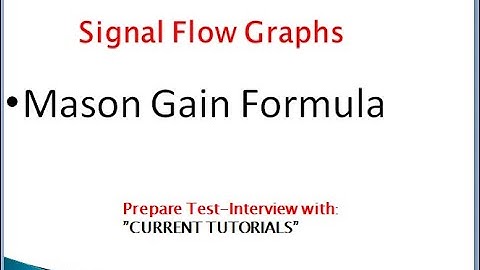 MASSON GAIN FORMULA