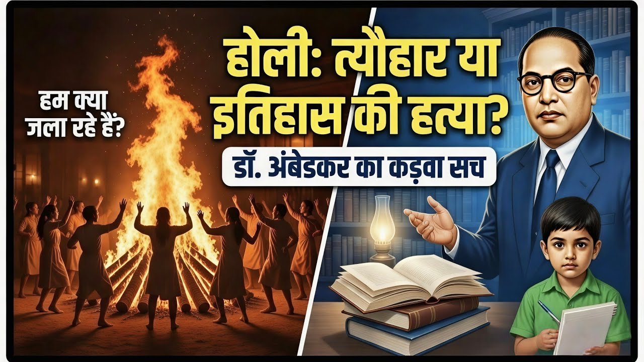 डॉ. अंबेडकर के नजरिए से होलिका दहन का सच | होली क्यों जलाई जाती है? | Ambedkar Saheb | होली क्या है?