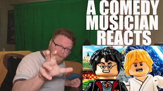 A Comedy Musician Reacts | Harry Potter vs Luke Skywalker. Epic Rap Battles of History [REACTION]