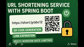 Spring Boot URL Shortener Web App | QR Codes, Expiration & Multi-Window Rate Limiting