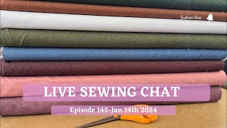 Live sewing chat -episode 145-Let's talk denim!