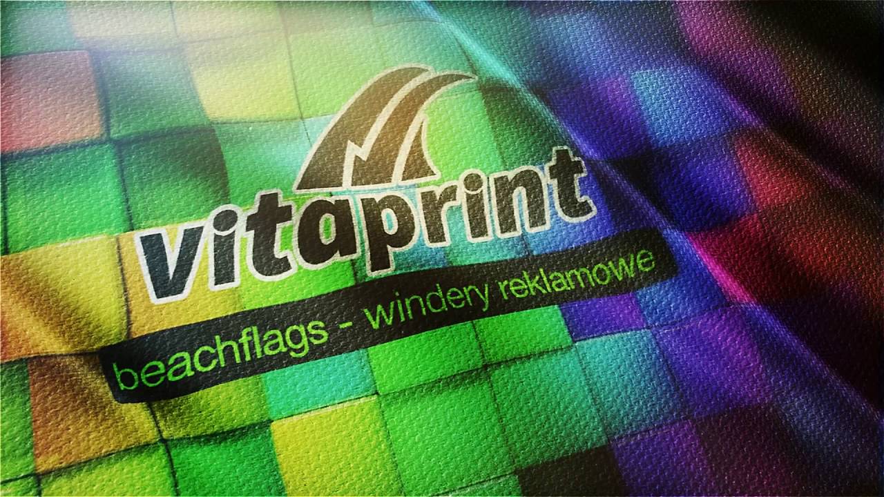 vitaprint produkcja i druk - flagi reklamowe beachflags bowflag skrzydła reklamowe Huzar