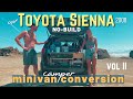 Our Toyota Sienna 2008 NO BUILD MiniVan Camper Conversion // Part 2