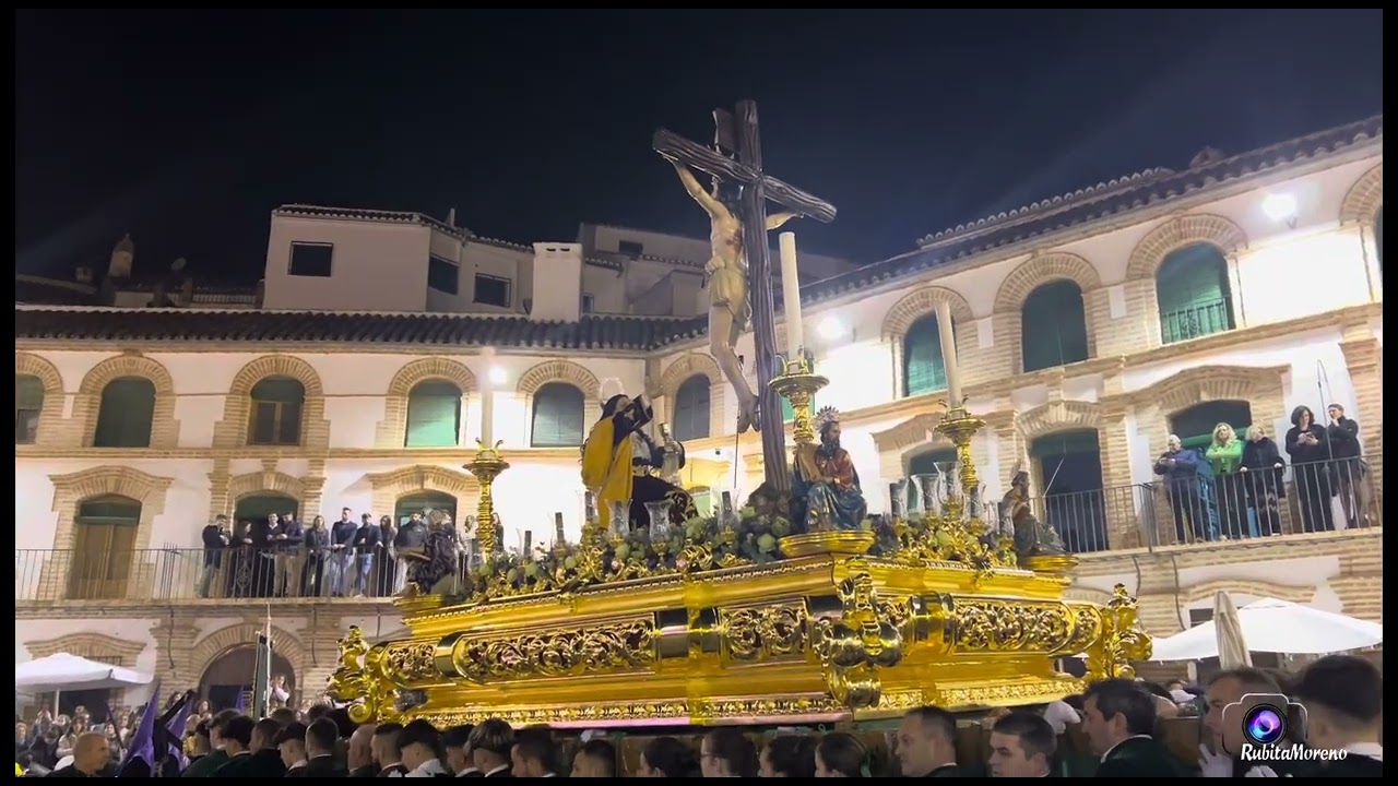 ENTRADA A LA PLAZA OCHAVADA STMO.CRISTO DE LA EXPIRACIÓN JUEVES SANTO ARCHIDONA 2024
