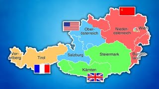 Why was Austria only occupied for such a short time after the Second World War?