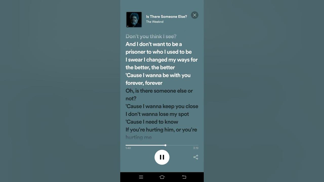 Is There Someone Else Lyrics - The Weeknd