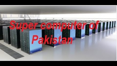 Super computer of Pakistan