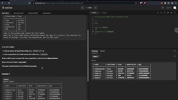 Leetcode #595: big countries