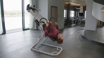 HARISON Heavy Duty Inversion Table for Back Pain Relief Product Video (HR-407)