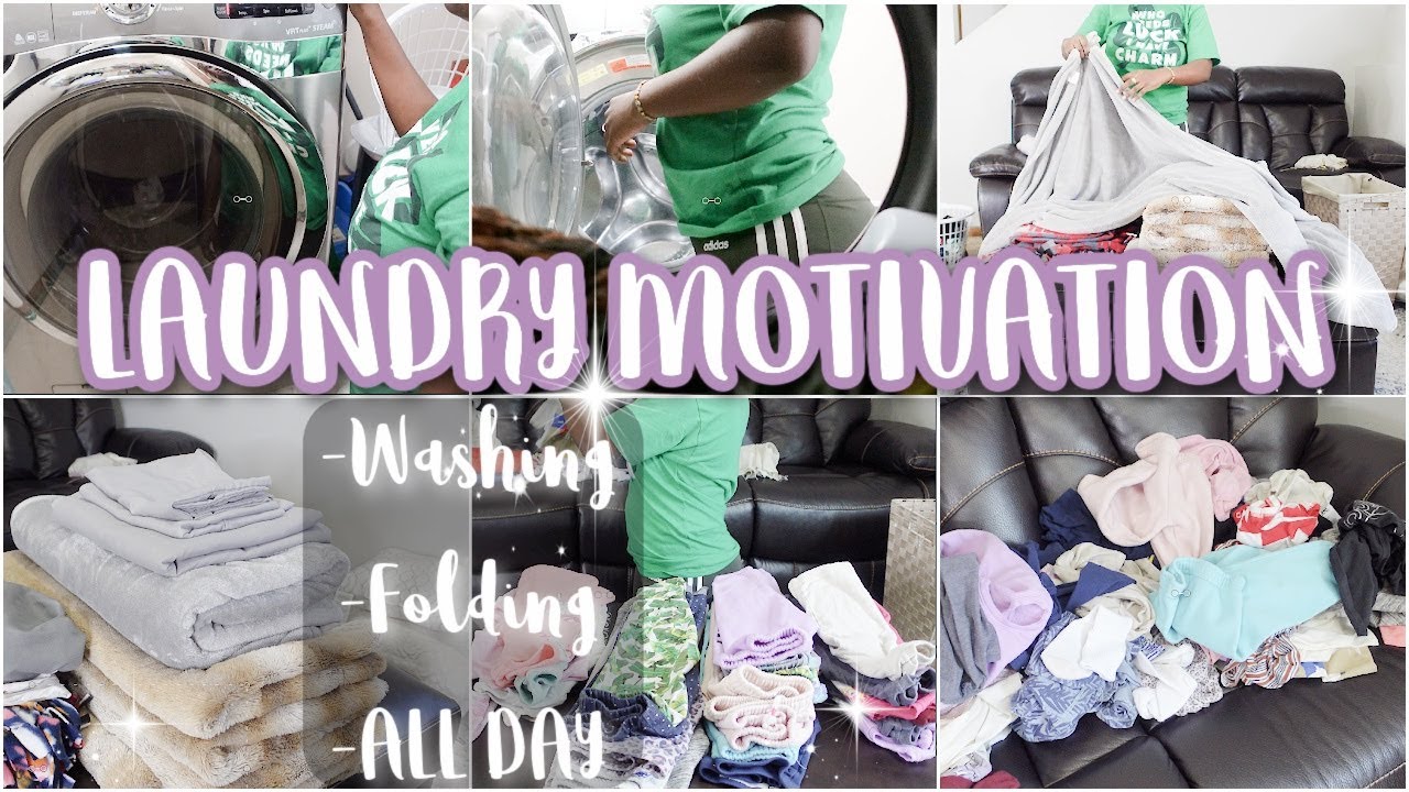 *NEW* ALL DAY LAUNDRY MOTIVATION ALL DAY LAUNDRY CLEAN WITH ME || ALL DAY LAUNDRY MOTIVATION
