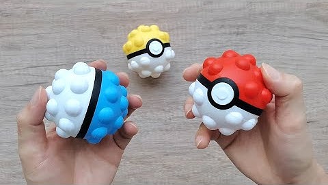 Pokemon Pop It Ball Unboxing 2021 - 3D Pop it Ball Fidget Toy