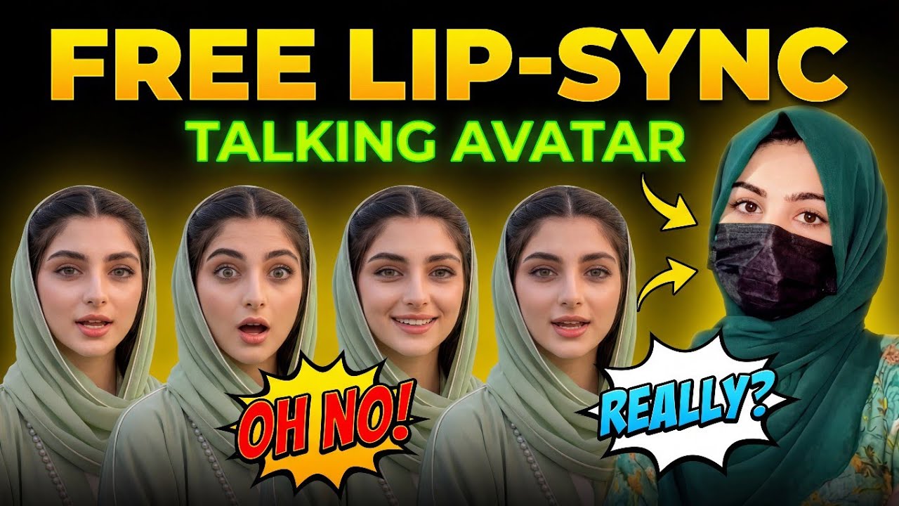 100% Free AI LipSync for Talking Avatar | Perfect for Faceless YouTube Automation