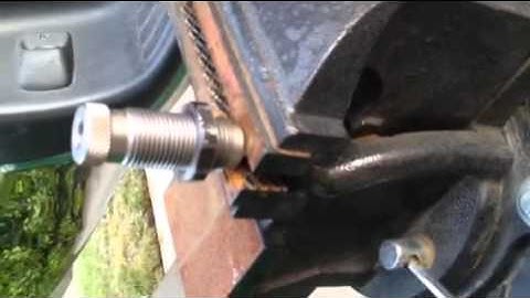 Stuck brass in sizing die - easiest way to remove