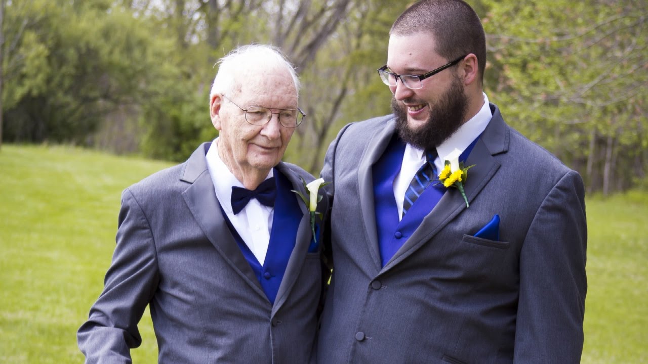 90-Year-Old Grandpa Becomes Best Man