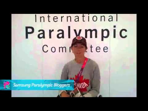 Michelle Stilwell - My first video blog, Paralympics 2012