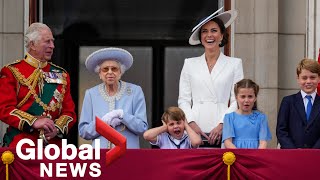 Queen's Platinum Jubilee: Royal Family make classic balcony appearance after military parade