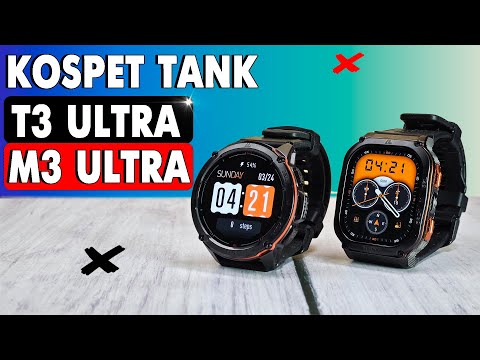 Видео: Смарт часы НАСТОЯЩЕГО мужика. Kospet Tank T3 Ultra и M3 Ultra. Утопил, заморозил, уронил. Краш тест
