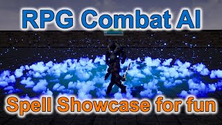 RPG Combat - Quick Showcase of the many spells created to test the Magic System