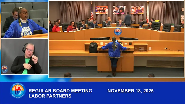 November 18, 2025 - 9am Regular Board Meeting