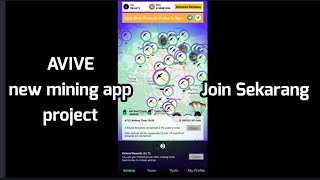Avive||Aplikasi Mining Gratis .. Penggunaannya Mirip CORE.. Hajar Bro.. Sebelum Ketinggalan screenshot 1