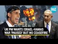 Rishi Sunak Grilled In UK Parl For Not Backing Israel-Gaza Ceasefire; &#39;Pause Needed Not...&#39; | Watch