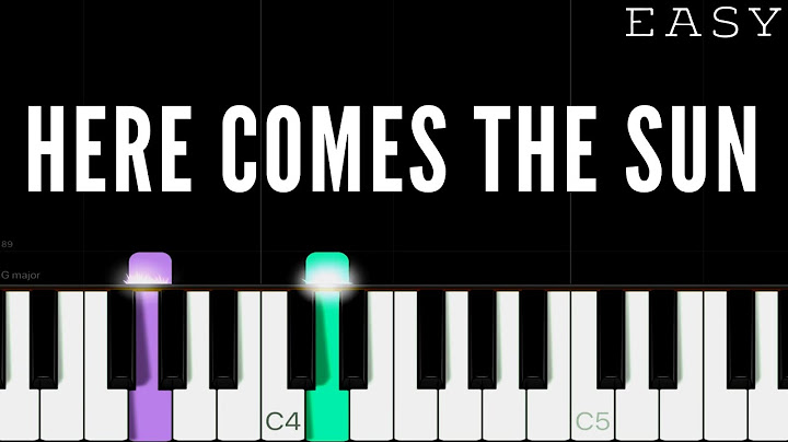 Here Comes the Sun Piano version - Piano performance video thumbnail